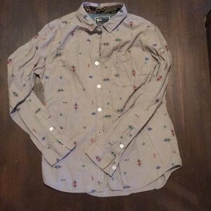 Modern Amusement button down top